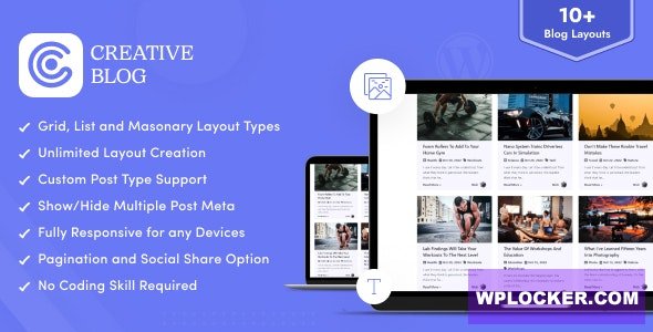 Creative Blog Designer Bundle for WordPress v1.0