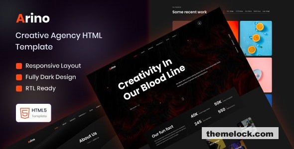 Arino – Creative Agency Template