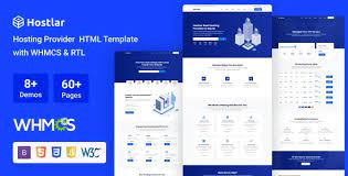 Hostlar v10.0.1 – Domain Hosting Provider HTML Template with WHMCS and RTL