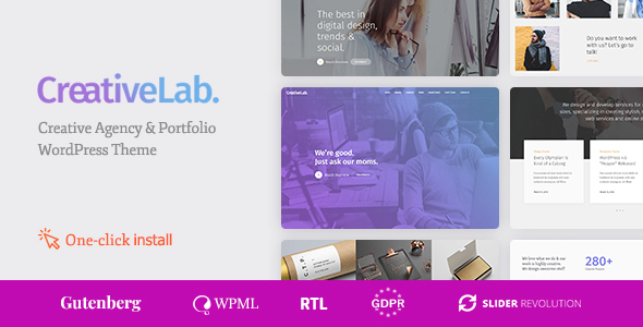 Creative Lab v1.1.7 – Creative Studio Portfolio & Agency