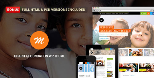 Download Free Mission v2.4.2 – Responsive WP Theme For Charity