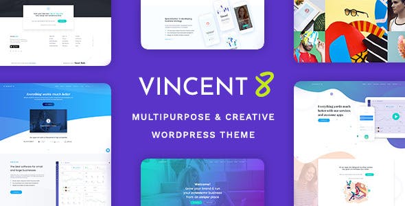 VINCENT EIGHT V1.14 – RESPONSIVE MULTIPURPOSE WORDPRESS THEME