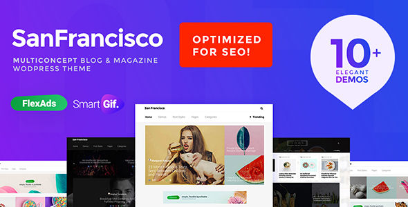 SanFrancisco v1.16 – MultiConcept Blog & Magazine WordPress Theme