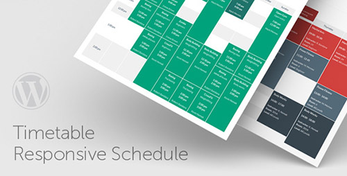 Download Free Timetable Responsive Schedule v5.5