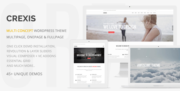 Download Free Crexis v2.5.5 – Responsive Multi-Purpose WordPress Theme