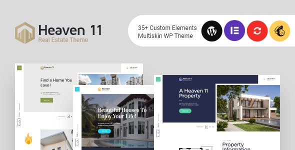 [Free Download] Heaven11 v1.0.1 – Property & Apartment Real Estate WordPress Theme