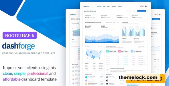 Dashforge v2.0.0 – Responsive Admin Dashboard Template