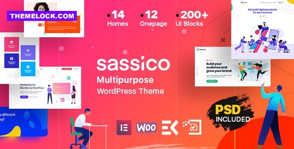 SASSICO V3.2 – MULTIPURPOSE SAAS STARTUP AGENCY WORDPRESS THEME