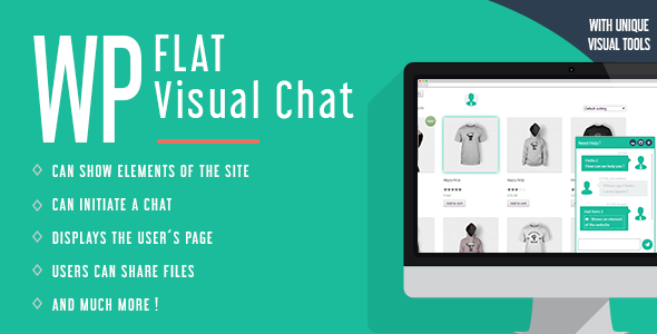 Download Free WP Flat Visual Chat v5.372