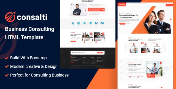 CONSALTI V1.0 – CONSULTANCY & BUSINESS HTML TEMPLATE