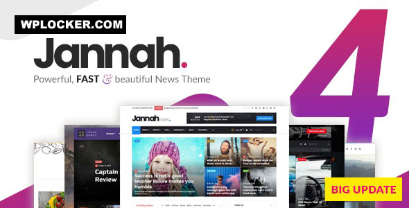[Free Download]Jannah News v4.6.6 – Newspaper Magazine News AMP BuddyPress NULLED