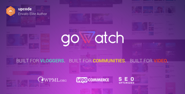 Download Free goWatch v1.0.3 – Video Community & Sharing Theme