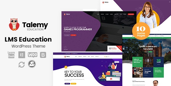 Talemy v1.2.16 – LMS Education WordPress Theme