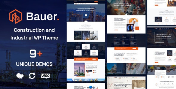 BAUER V1.14 – CONSTRUCTION AND INDUSTRIAL WORDPRESS THEME