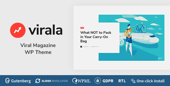 Virala v1.0.6 – Viral Magazine WordPress Theme