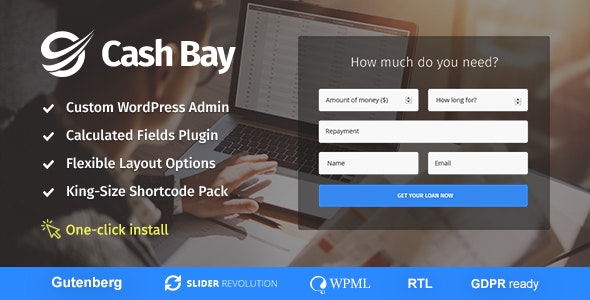 Cash Bay v1.1.3 – Loan & Credit Money WP Theme