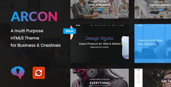 ARCON V1.0 – CREATIVE MULTI-PURPOSE HTML TEMPLATE