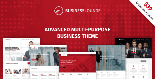 Download Free Business Lounge v1.5.1 – Multi-Purpose Business Theme