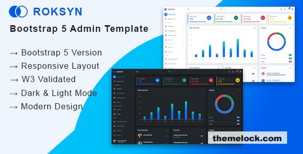 Roksyn – Bootstrap 5 Admin Template