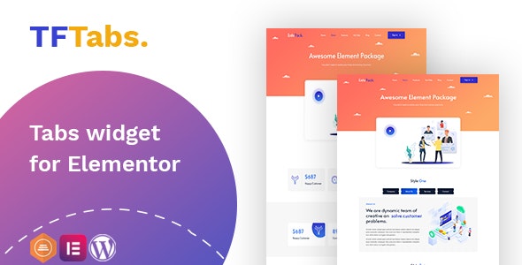 [Free Download]TF Tabs widget for Elementor v1.0.1