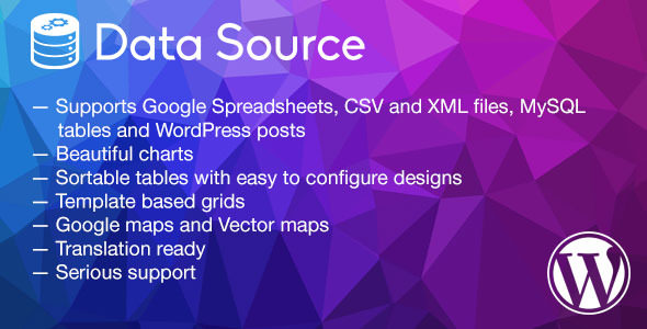 Download Free Data Source v1.2.3 – charts, tables, maps and data grids