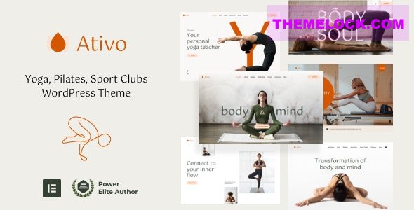 Ativo v6.2 – Pilates Yoga WordPress Theme