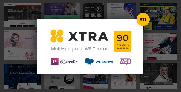 XTRA V4.3.5 – MULTIPURPOSE WORDPRESS THEME + RTL
