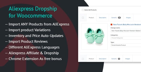 Download Free Aliexpress Dropship for Woocommerce v1.4.1
