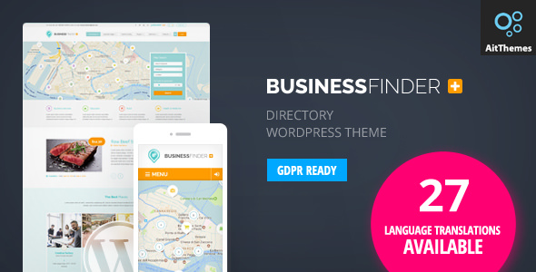 Business Finder v3.1.15 – Directory Listing WordPress Theme