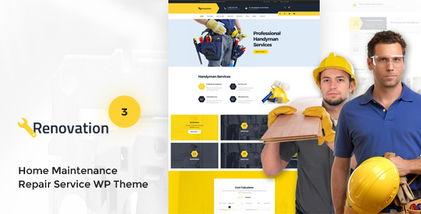 Download Free Renovation v3.5.2 – Home Maintenance, Repair Service Theme