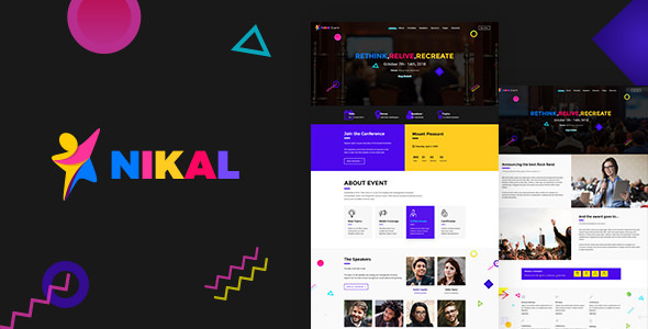 Download Free Nikal Event v1.0 – Event, Conference Theme