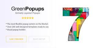 Green Popups (formerly Layered Popups) v7.41 – Popup Plugin for WordPress
