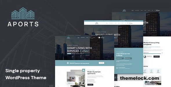 Aports v1.0.0 – Single Property WordPress Theme