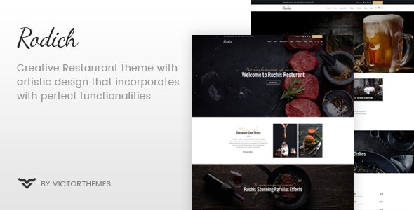 Rodich v2.2 – A Restaurant WordPress Theme