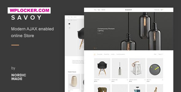 Savoy v2.7.3 – Minimalist AJAX WooCommerce Theme