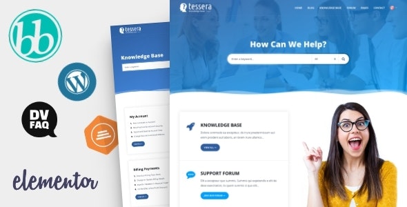 Tessera v2.7 – Knowledge Base & Support Forum WordPress Theme