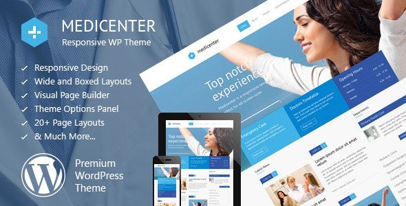 Download Free MediCenter v10.0 – Responsive Medical WordPress Theme