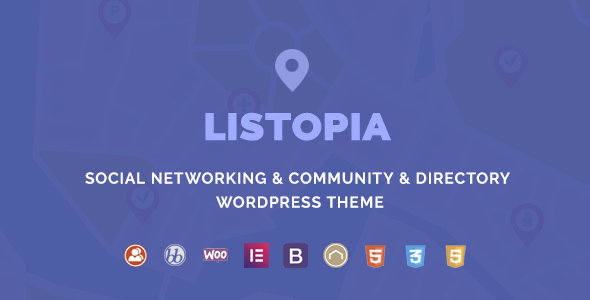 Download Free Listopia v1.3.1 – Directory, Community WordPress Theme