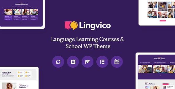 [Free Download] Lingvico v1.0.2 – Language Center & Training Courses WordPress Theme