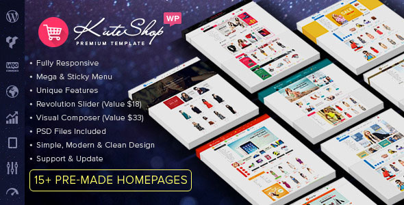 KuteShop v4.1.3 – Multipurpose WooCommerce Wordpres Theme