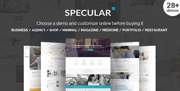 Download Free Specular v2.6.1 – Responsive Multi-Purpose Business Theme