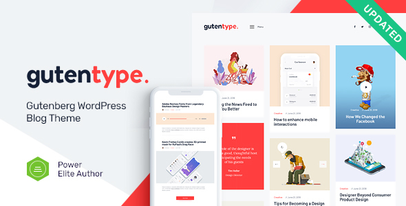 GUTENTYPE V2.1 – 100% GUTENBERG WORDPRESS THEME