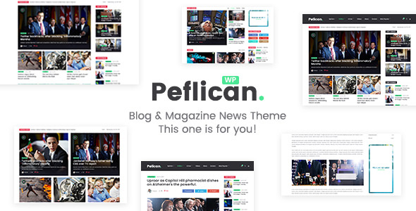 Download Free Peflican v1.0.3 – A Newspaper and Magazine WordPress Theme