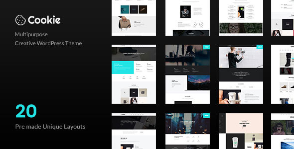 Download Free Cookie v2.3.1 – Multipurpose Creative WordPress Theme