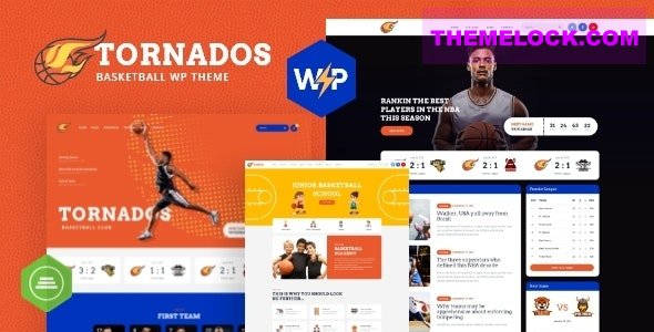 Tornados v1.1.8 – Basketball NBA Team WordPress Theme