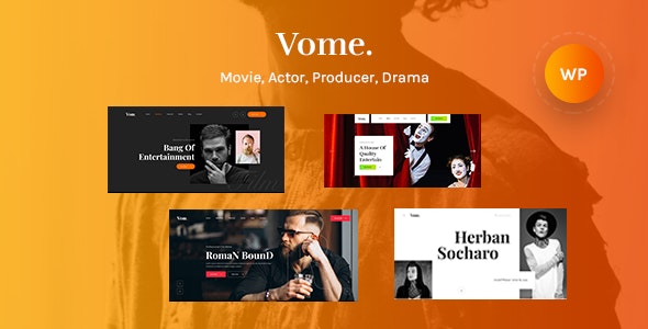 VOME V1.0.6 – MULTIPURPOSE FILM STUDIO MOVIE PRODUCTION WORDPRESS THEME