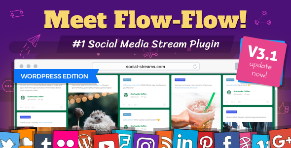 Download Free Flow-Flow v3.2.27 – WordPress Social Stream Plugin