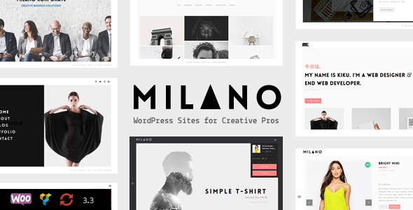 Download Free Milano v3.8 – Creative Minimal Portfolio & WooCommerce