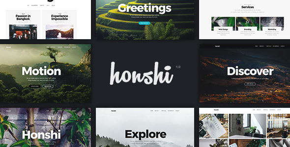 Honshi v2.6.2 – Creative Multi Purpose WordPress Theme