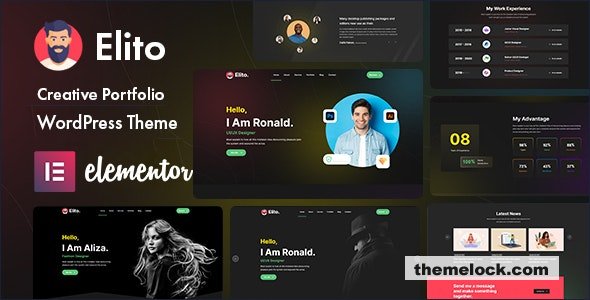 Elito v1.0.2 – Creative Portfolio WordPress Theme